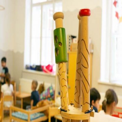 Ausgefallene Spiele spielen im Kindergarten